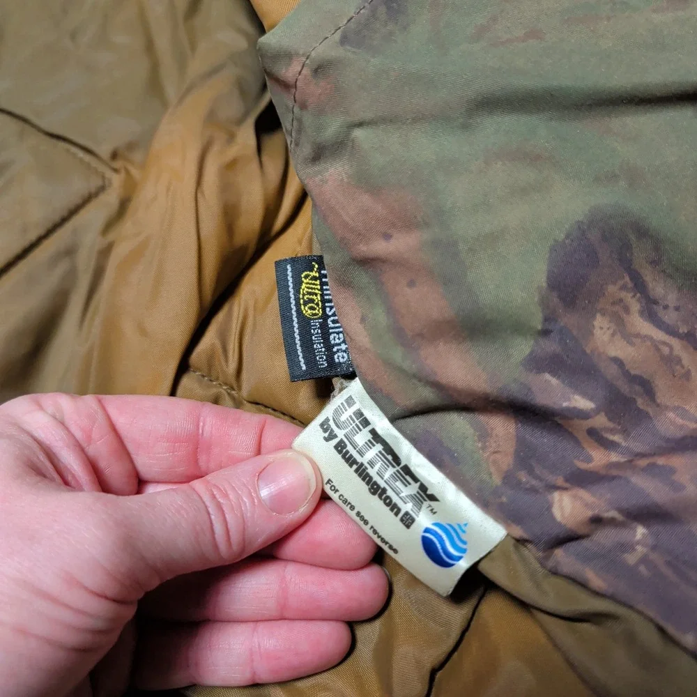 Vintage Walls Water-Pruf Realtree Camo Hunting Jacket Thinsulate Mens Large USA - Picture 2 of 10